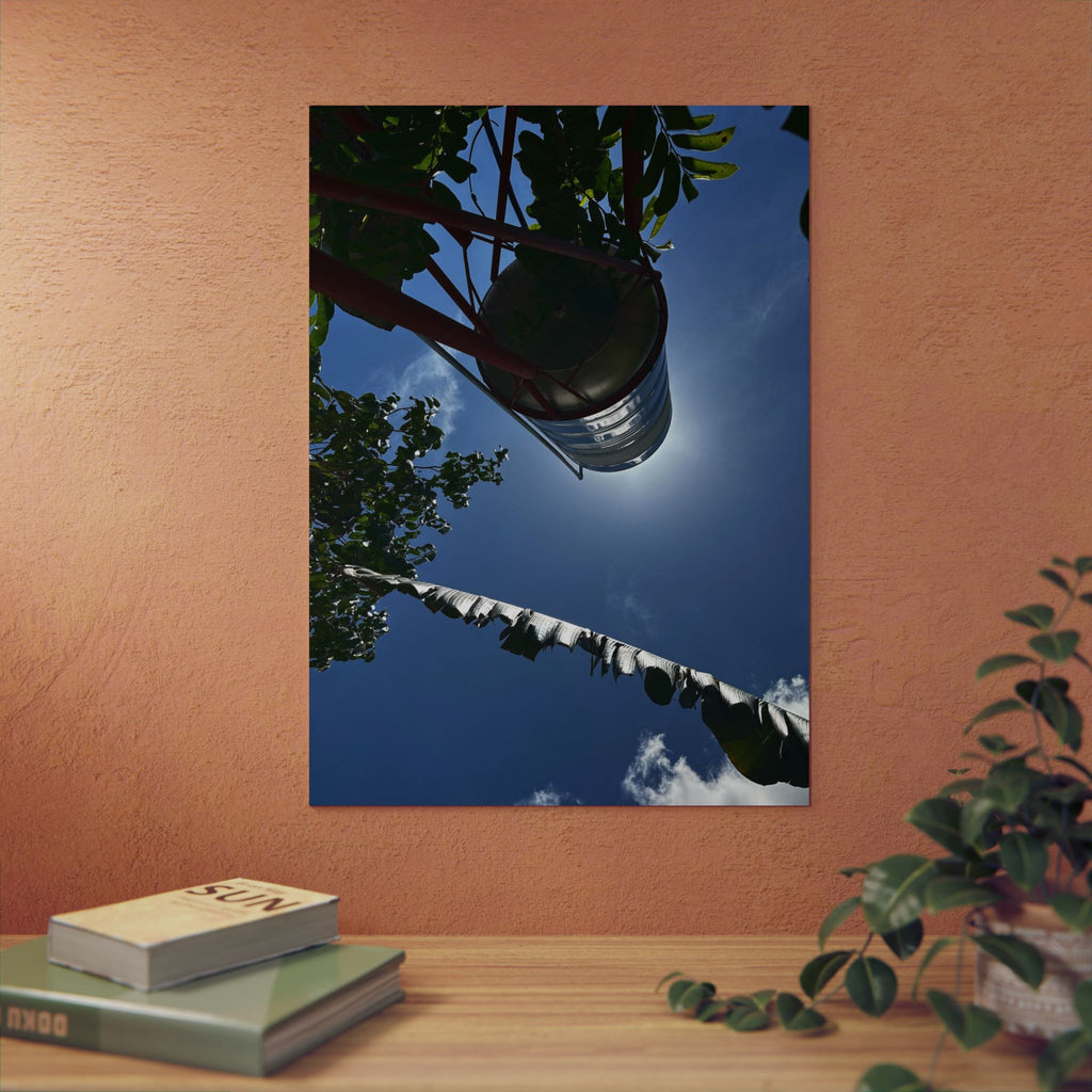 Aluminium Kunstdruck hidden sun