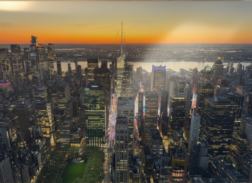 Sunset Cityscape