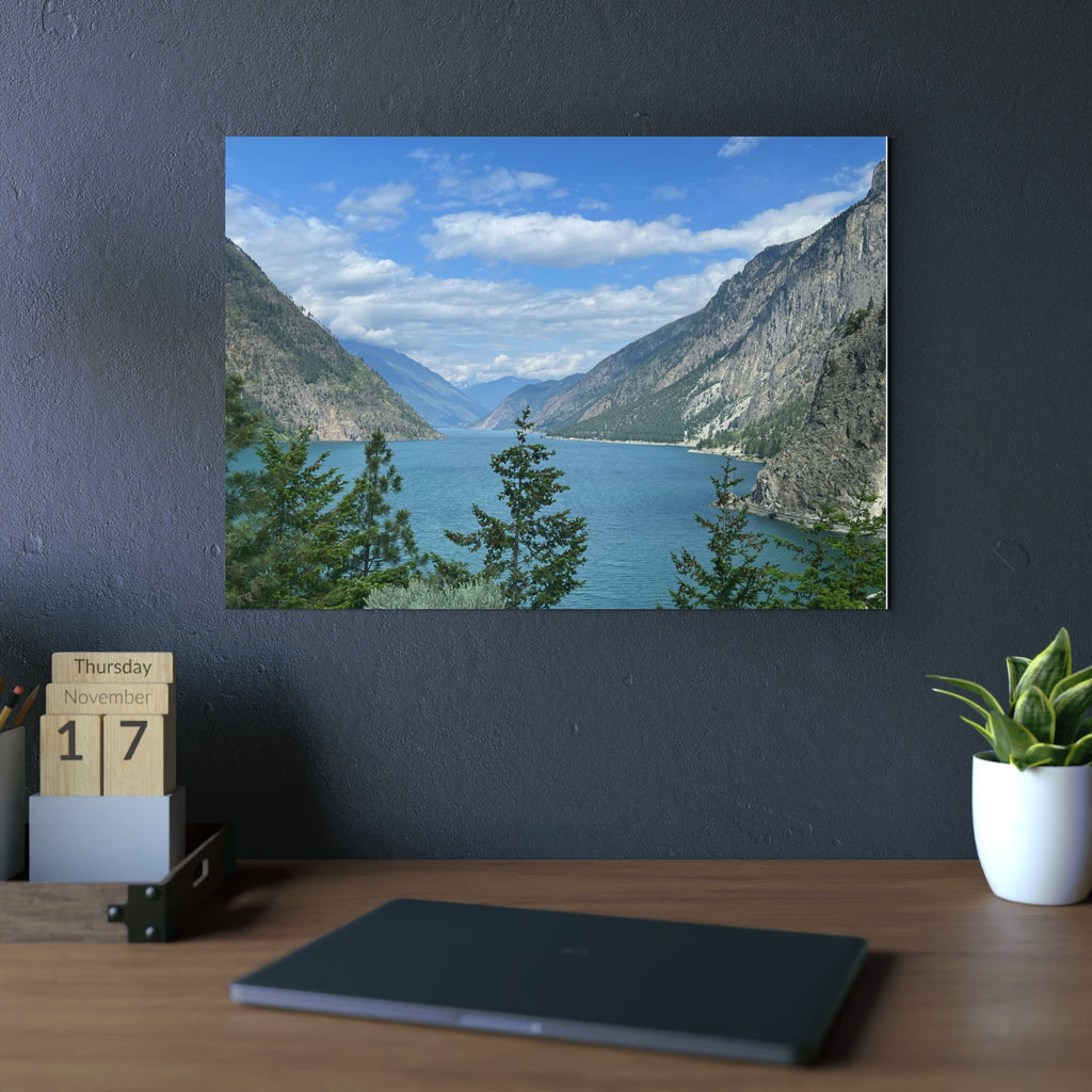 Aluminium Kunstdruck canadian mountain