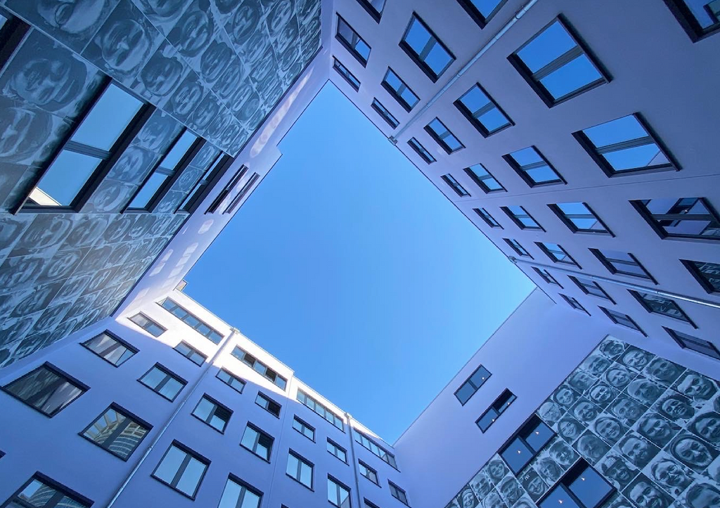 Aluminium Kunstdruck metropolitan window