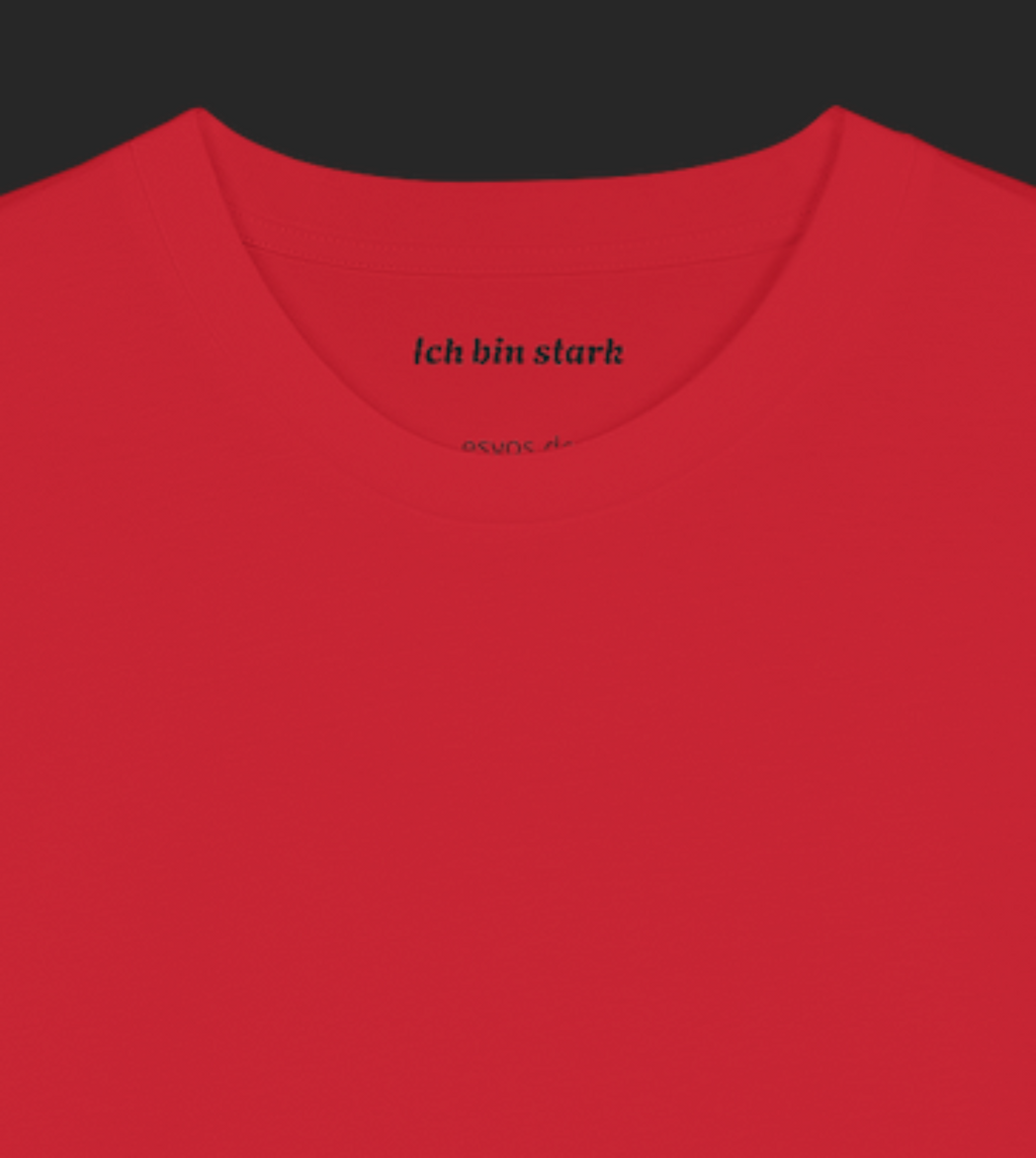 "Ich bin Stark" T-shirt, rot, Baumwolle
