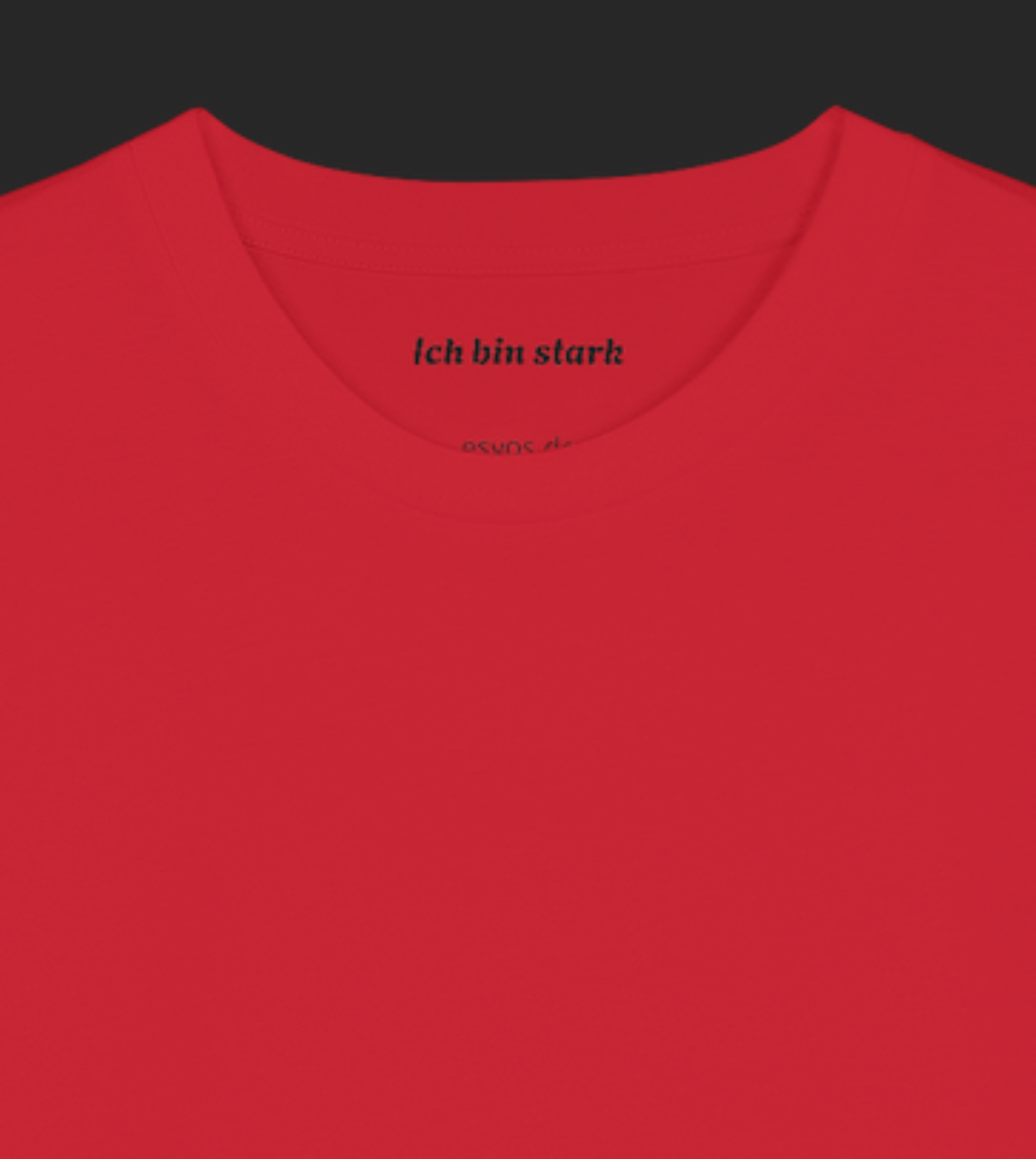 "Ich bin Stark" T-shirt, rot, Baumwolle