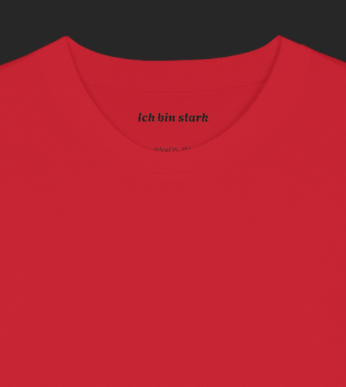"Ich bin Stark" T-shirt, rot, Baumwolle