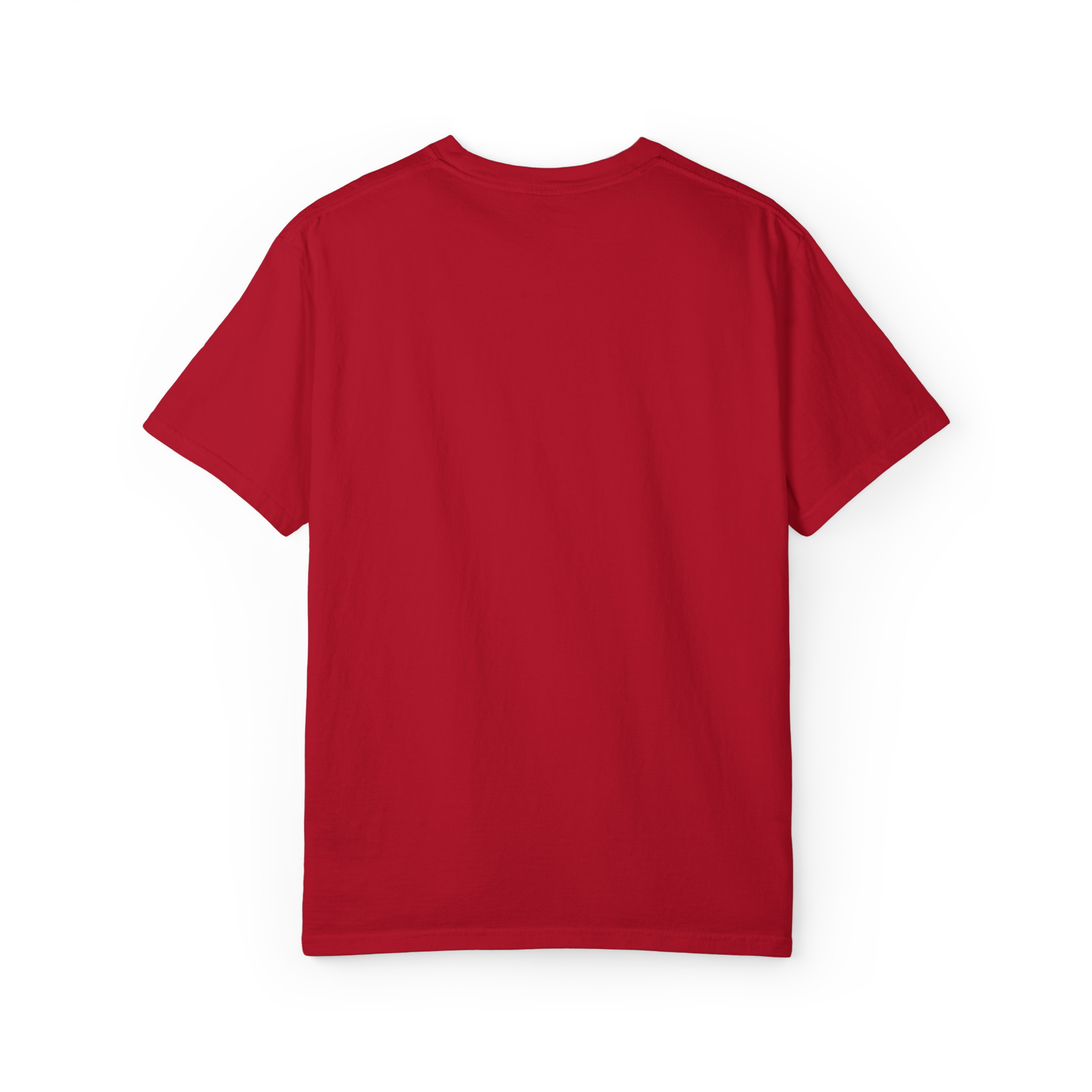 T-shirt red&yellow, minimalistisches Design