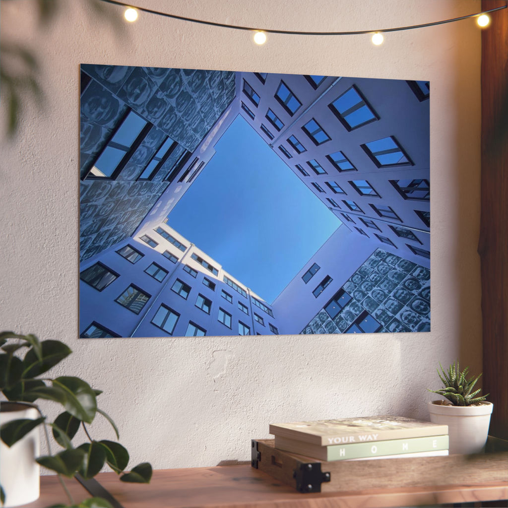 Aluminium Kunstdruck metropolitan window