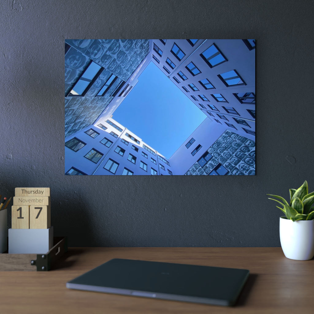 Aluminium Kunstdruck metropolitan window