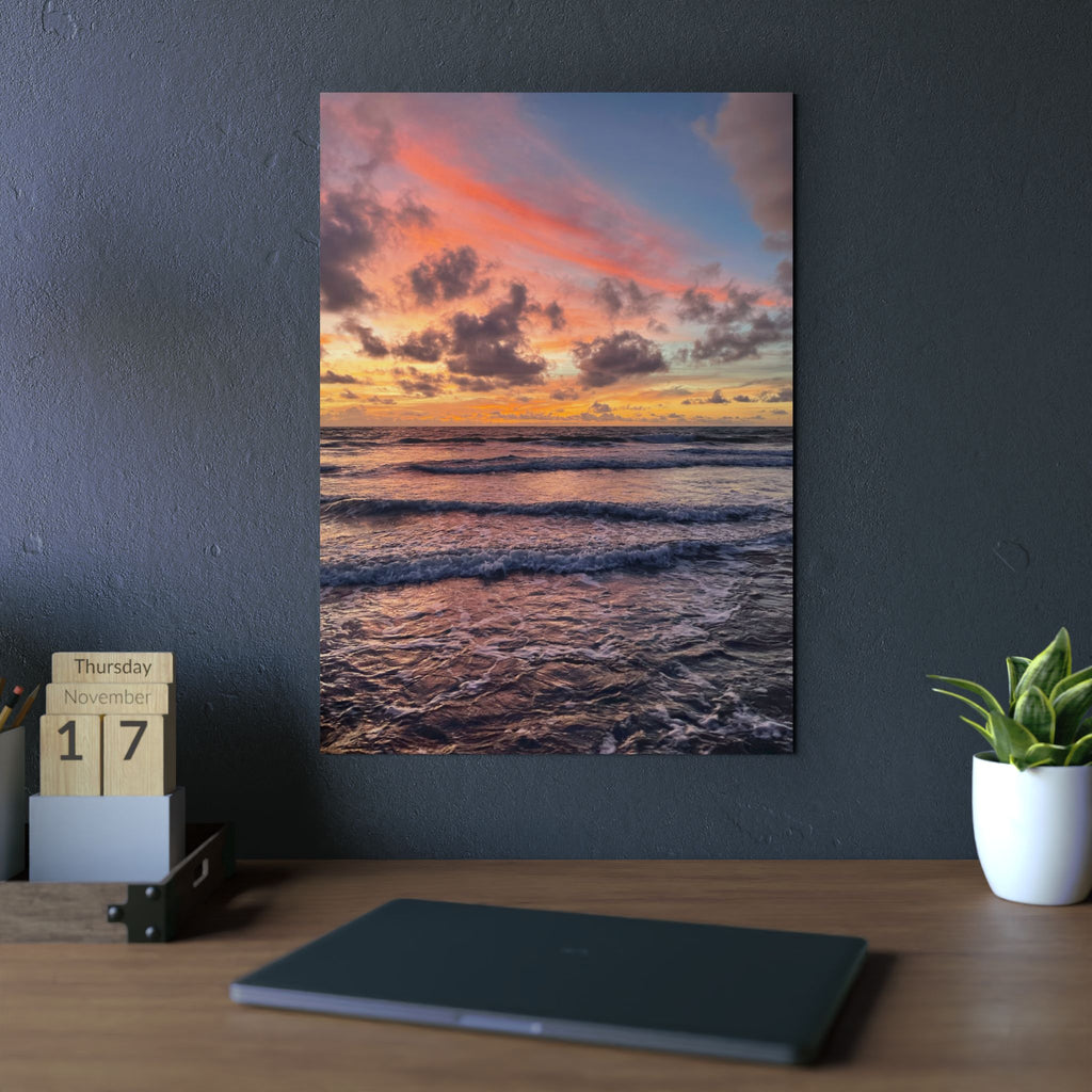 Aluminium Kunstdruck Sunrise Beach