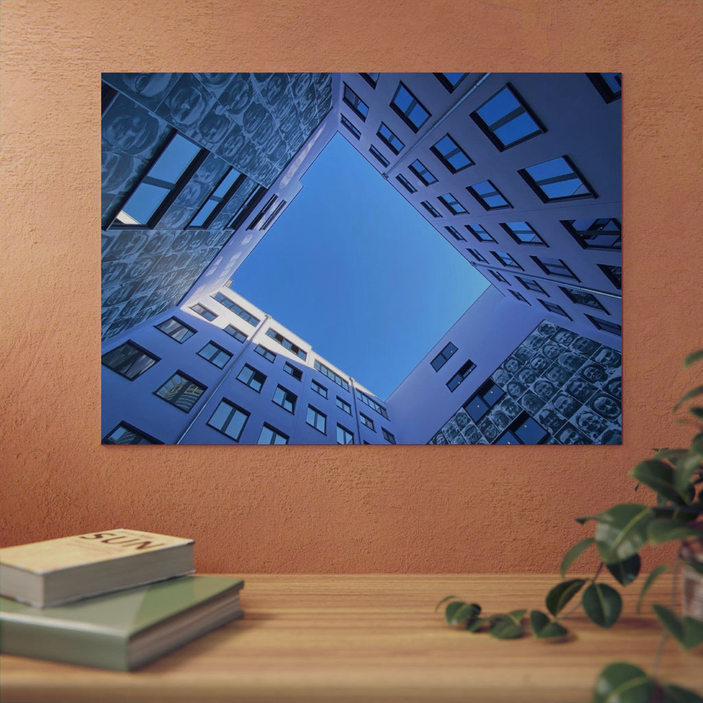 Aluminium Kunstdruck metropolitan window