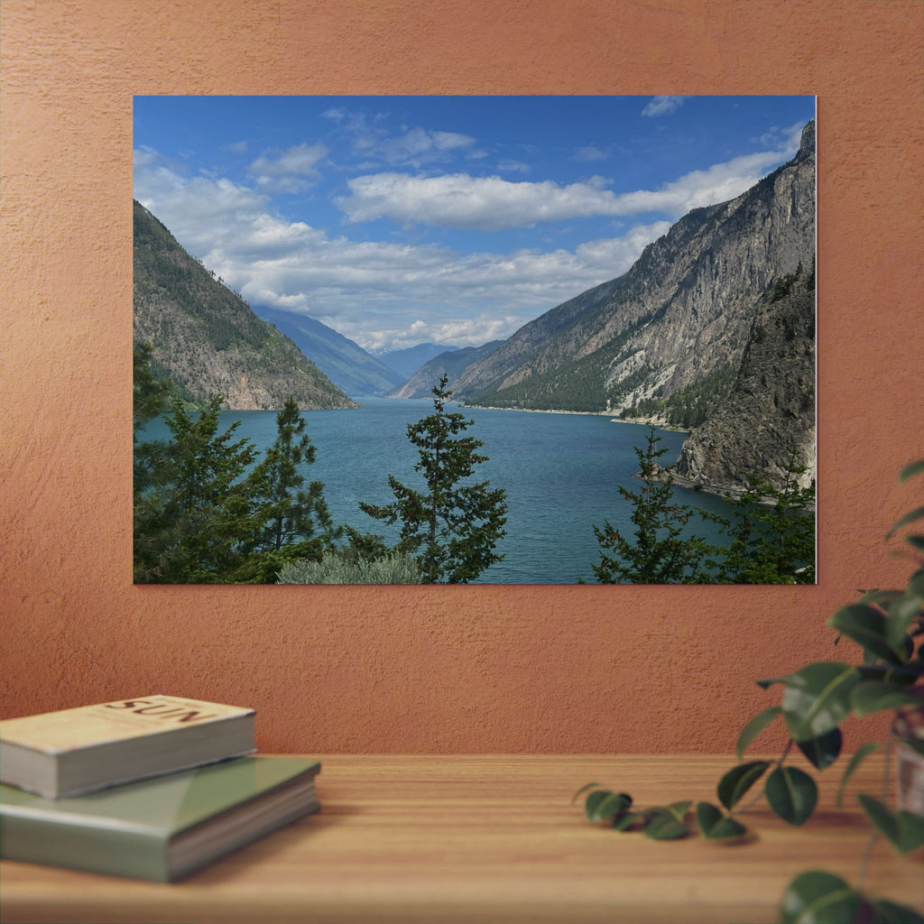 Aluminium Kunstdruck canadian mountain